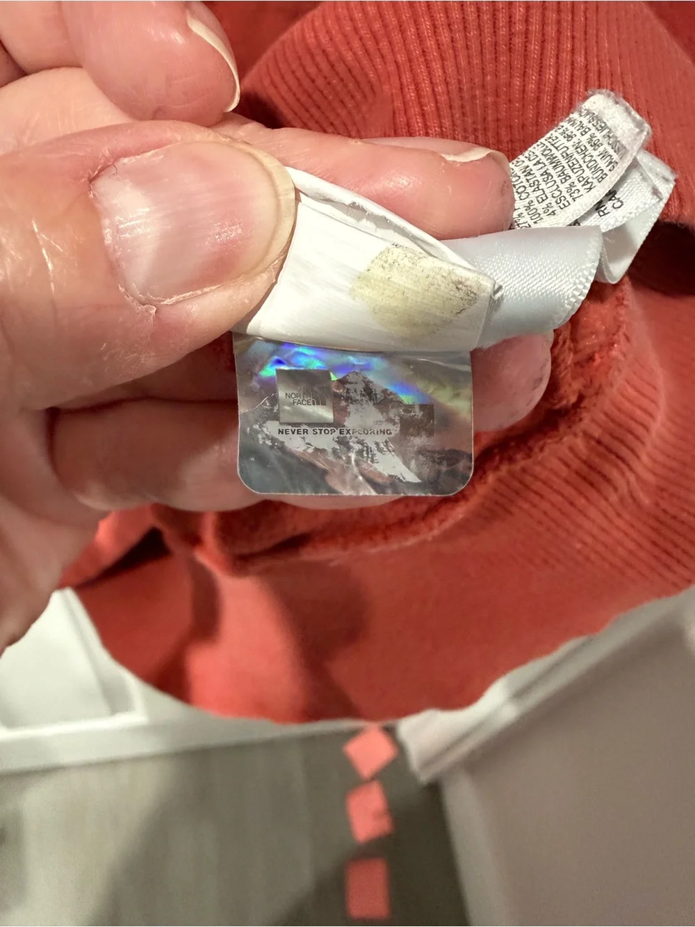 The North Face Men's Coral Hoodie with White Logo